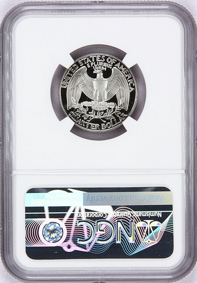 1990-S Washington Proof Quarter, Graded PF70UC by NGC * Registry Quality Coin! - Image 2 of 4