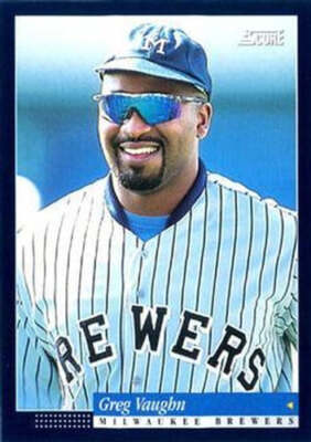 メジャーリーグ　カード　Greg Vaughn 49 Greg Vaughn - Milwaukee Brewers - 1994 Score Baseball | eBay