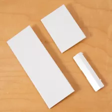 Nintendo Wii Port 3-Piece Cover Panel Set (White/Black) Memory Card, Controller
