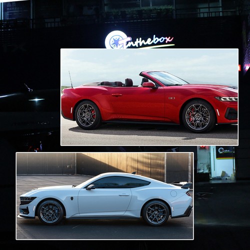 4PCS LED Side Marker Lights Clear White For 2024-2025 Ford Mustang GT S650, Gen7 - Picture 10 of 11