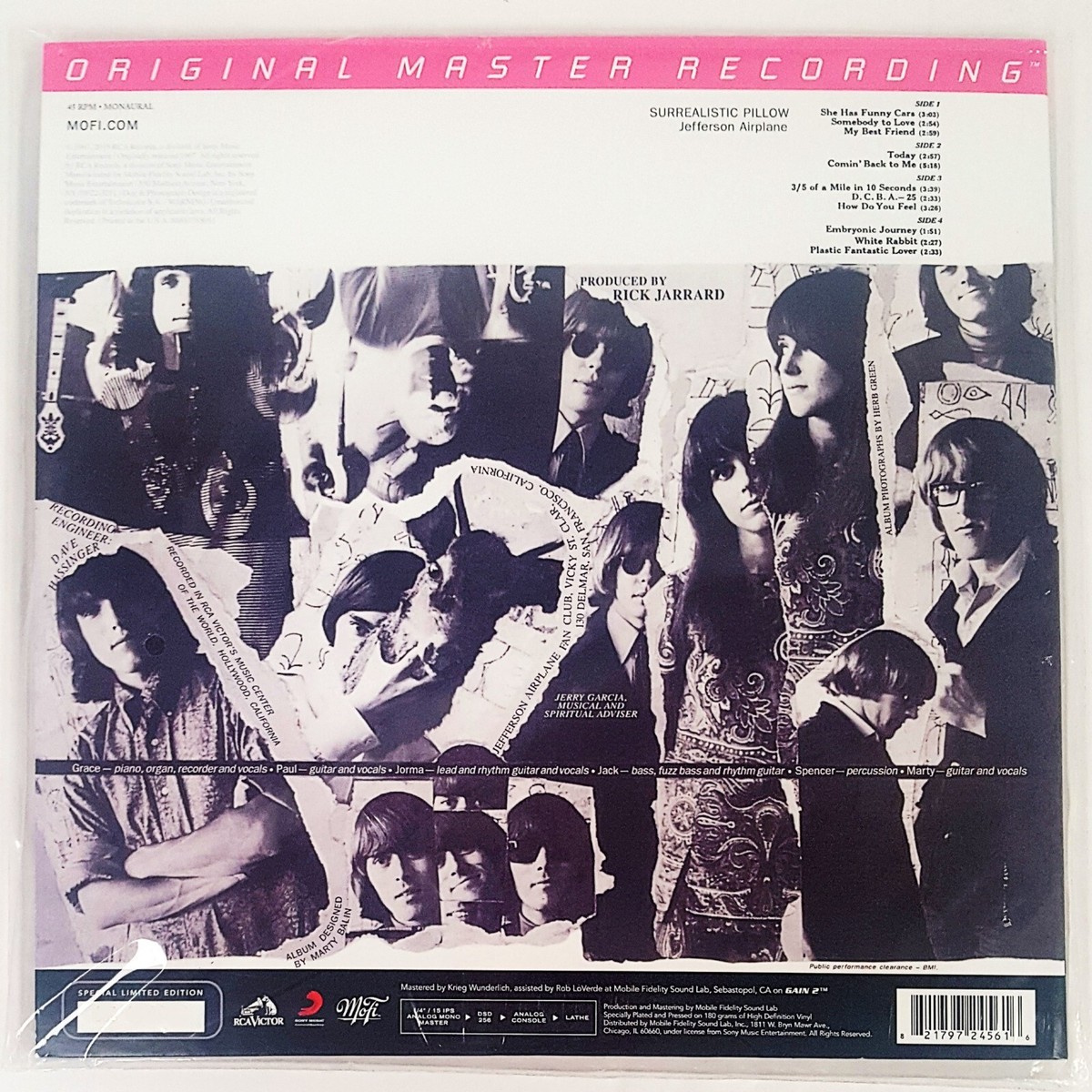 Jefferson - / Surrealistic - MONO盤 Jefferson Airplane – Surrealistic Pillow original U.S. mono LP