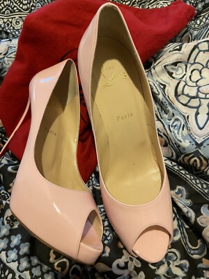 Christian Louboutin New Very Prive Pink Pompadour 41.5 | eBay Christian Louboutin New Very Prive Pink Pompadour 41.5 | eBay
