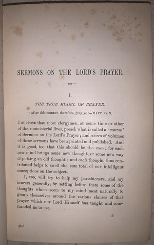 1889, 1st, THE ALL-FATHER, SERMONS PREACHED IN A VILLAGE CHURCH, by P H NEWNHAM - Picture 10 of 10