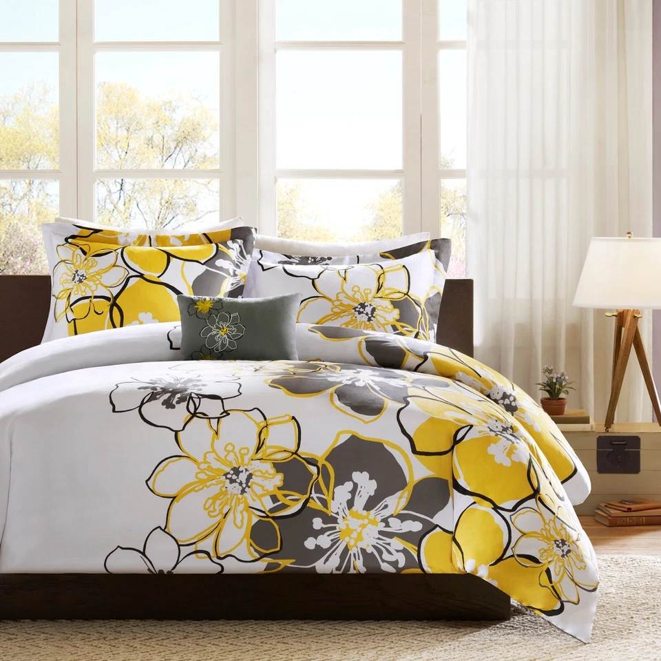 Mi Zone Allison Floral Duvet Cover Set - Image 2 of 4