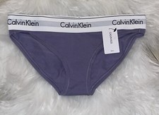 Calvin Klein Modern Cotton Bikini Panty F3787 Womens XS XSmall Purple New