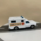 Matchbox Lesney Superfast No. 41 Ambulance White w/Blue Windows & Sticker NM