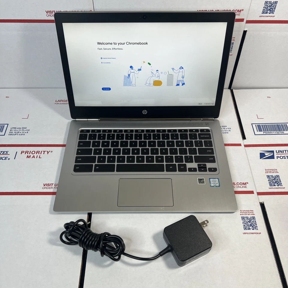 Chromebook HP 13 G1 Intel M5-6Y57 13.3” 8GB RAM 32GB SSD - MISMO DÍA - GARANTÍA Foto 3 de 4