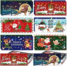 150 Pcs Classic Christmas Currency Envelopes for Cash and Gifts 2.88 x 6.5 Inch