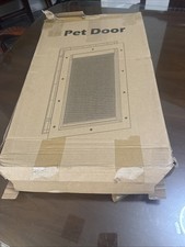 Pet Door Never Rust 3-Flap Insulation Screen Version No Screws included All Size