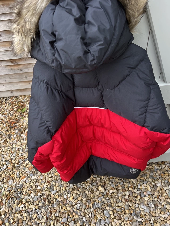 RLX Ralph Lauren Men XXL Red Black 650 fill Puffa Parka - rrp £395 Preloved - Image 4 of 4