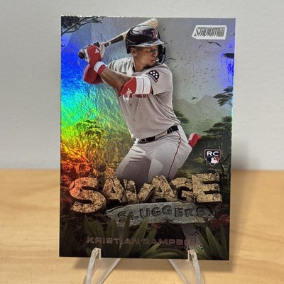 2025 Topps Stadium Club Savage Slugger Kristian Campbell SS-15 Red