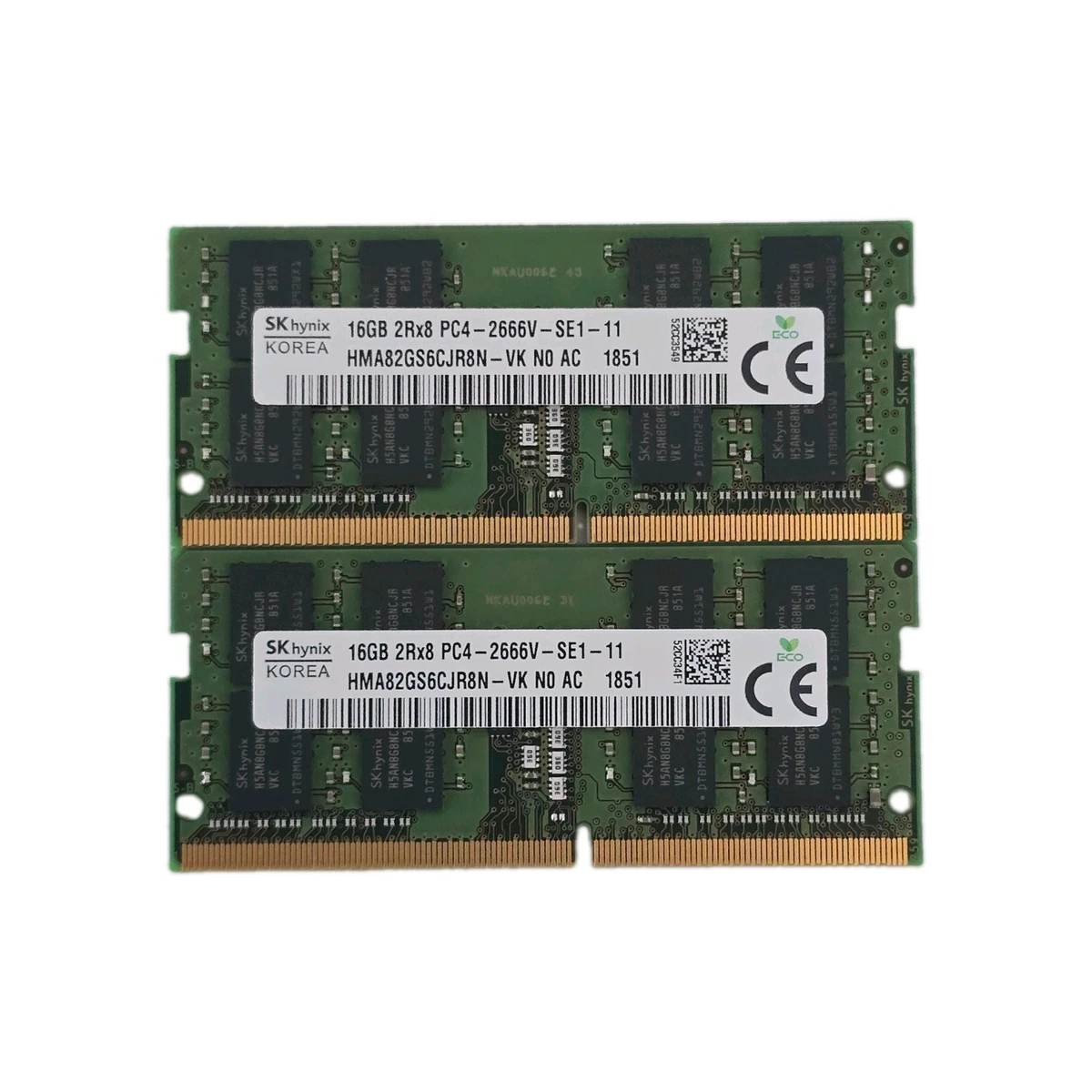 PC4-21300 (DDR4-2666) Bus Speed Computer RAM 32 GB Total Capacity