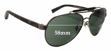 SFx Replacement Sunglass Lenses fits Coach HC7020 Harrison - 58mm Wide