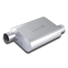 Universal Mufflers, Two Chamber 2.5'' offset inlet ID 2.5'' offset 2.5"