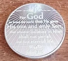 Jesus Christ son of God 1 troy oz ,999 fine silver round John 3:16