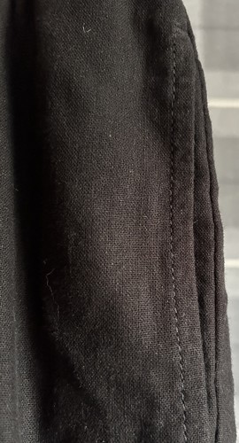 Next Black Elasticated Waist Wide Leg Linen Pull On Trousers Size 18P - Picture 5 of 7