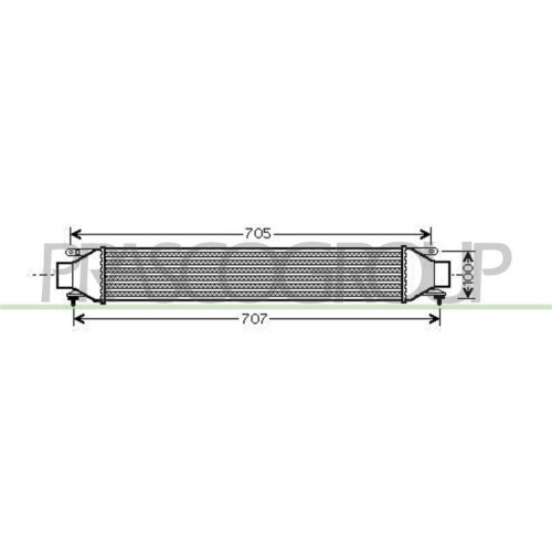 Échangeur Prasco AA210N004 intercooler de rechange pour système de suralimentation