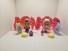 LOT OF 2 CRY BABIES MAGIC TEARS Lizzy And Coney With Accessories