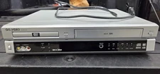 Go Video DVR4100 Sonic Blue DVD VCR Combo Player & VHS Recorder  Tested & Workin