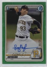 Logan Hofmann Bowman 2020 Green Refractor /99 Auto