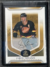 Adams, Greg - 2020-21 SP Signature Edition Legends - Gold Foil