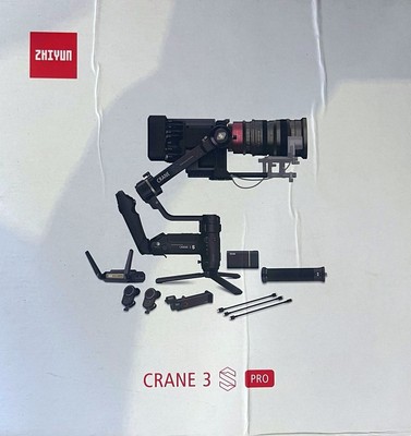 Zhiyun Crane 3S Pro Gimbal 3-Achsen Stabilisator für DSLR Spiegellose Kamera NEU