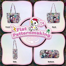 Tokidoki Totes Bag for Women Large Shoulder Bag Capacity Handbag Canvas Tote ...