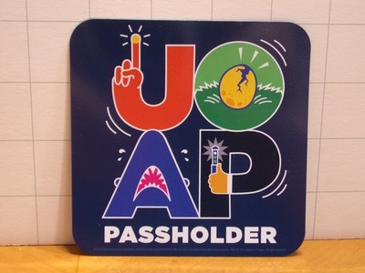 UNIVERSAL STUDIOS PARKS ORLANDO PASSHOLDER JAWS TRIBUTE MAGNET ONLY GIVEN ONCE
