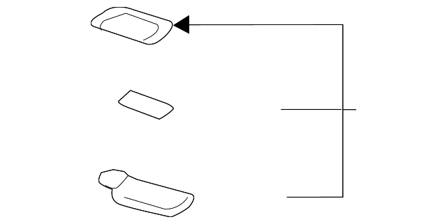 Lámpara de lectura y cúpula de esquisto GM 20980237 genuina Foto 4 de 4