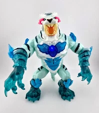 Mr Beast Cryo Lab Mystery Collector Action Figure Light & Sound Tiger Light Blue