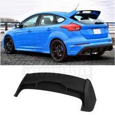 Rear Spoiler Wing Matte Black For Ford Focus Hatchback 2012-2018