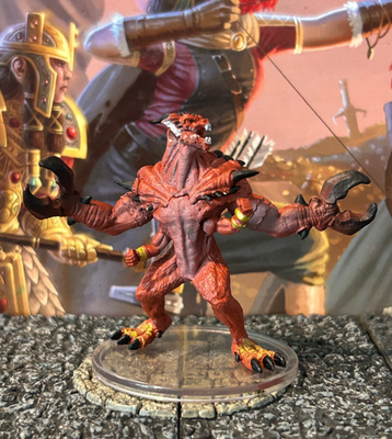 #ad Glabrezu Damp;D Miniature Dungeons Dragons Baldur#x27;s Gate Descent Avernus demon 25 $7.99