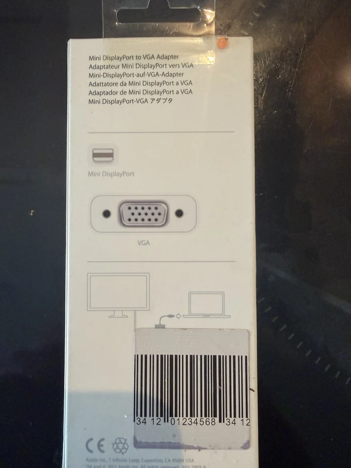 Original Apple Mini DisplayPort auf VGA Adapter Kabel für MacBook / iMac / Mac - Bild 4 von 4