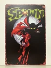 VINTAGE REPRODUCTION- TIN METAL SIGN- MAN CAVE- WALL ART- COMIC DECOR- SPAWN