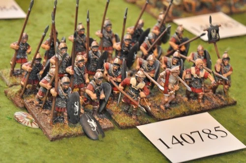 28mm roman era / carthage - ex gripping beast display game 24 figs - (140785)