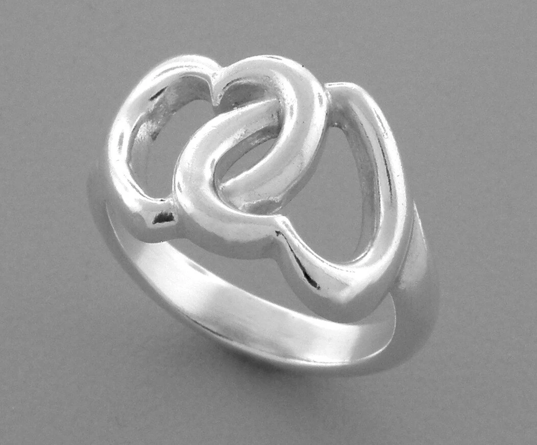 ❤RETIRED JAMES AVERY ~SCROLLED FRENCH HEART RING~ 5¼ STERLING SILVER BoX  Charm❤ | eBay