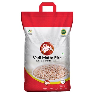 Vadi Matta Kerala Red Long Rice Double Horse 5 KG