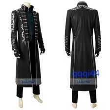 NEW DMC5 Devil May Cry 5 Vergil Cosplay Costumes Windbreaker Full Accessory Suit