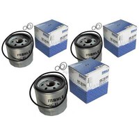 3X Mahle / Knecht ÖLfilter OC 91D1 Oil Filter