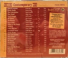 6074 CONTEMPORARY   POCKET SONGS KARAOKE CDG  LOT MI
