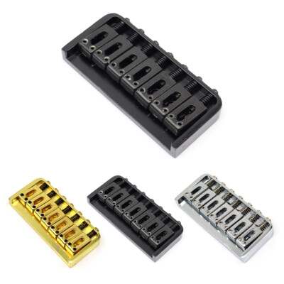 Metal Guitar Fixed Hardtail Bridge For 7 String Electric Guitar Parts Replacemen