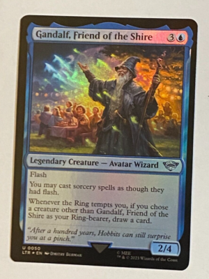 MTG LTR Magic Lord of the Rings Foil Gandalf, Friend of the Shire - Uncommon | eBay MTG LTR Magic Lord of the Rings Foil Gandalf, Friend of the Shire - Uncommon | eBay