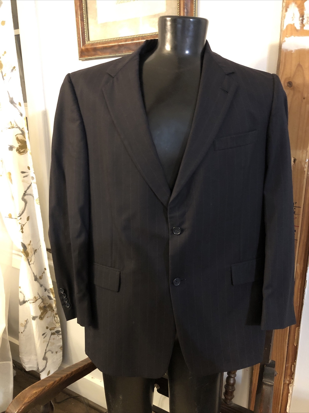 Hart Schaffner & Marx “By Dillards”Men's Suit Coat 44… Gem