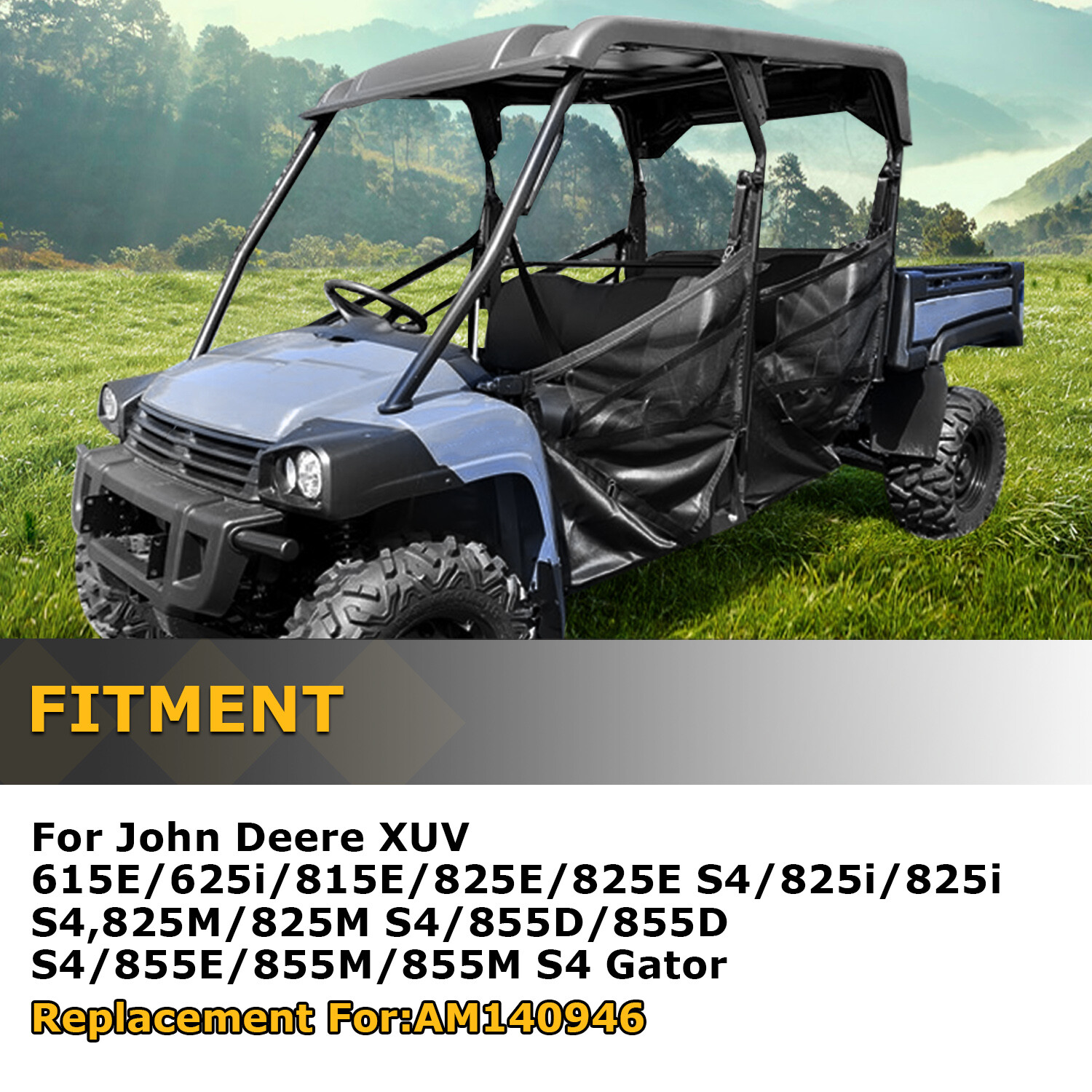 Fit John Deere Gator Bench XUV HPX 625i 825i 855D 855D S4 Seat Cover & Cushion eBay