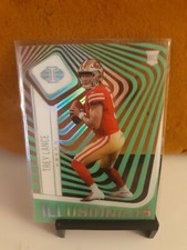 Trey Lance 2021 Illusions Football Illusionists Emerald Acetate Card