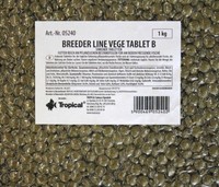 1 Kg Tropical Bodentabletten Pflanzentabletten Spirulina 6 % Fischfutter