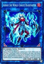 Auram the World Chalice Blademaster - COTD-EN049 - Super Rare - Unlimited Editio
