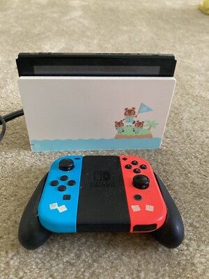 Nintendo Switch Used W/dock Has Joycons,monster Hunter, And Sd Card