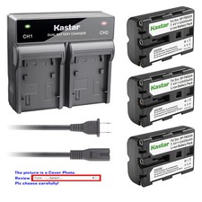 Kastar Battery AC Rapid Charger for Sony NP-FM500H  DSLR-A100 Alpha A100 Camera