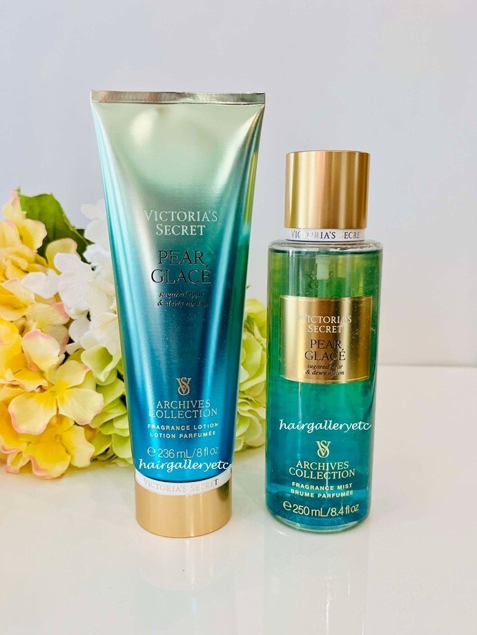 Victoria's Secret PEAR GLACE セット ORIGINAL Victoria's Secret Pear Glace Fragrance Mist & Lotion Set